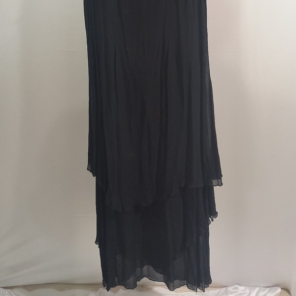 Capricorn Women's Medium Black High Low Dress - Picture 4 of 9